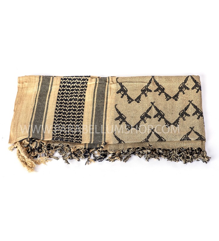 Sciarpa Shemagh Kefiah 100% Cotone | Freak Scene | Colorato-batik 100x100 Cm | Multiuso